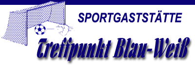 Logo Sportgastst&auml;tte Blau-Wei&szlig;